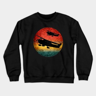 Retro Flugzeugführer Luftfahrt - Vintage Flugzeug Pilot Crewneck Sweatshirt